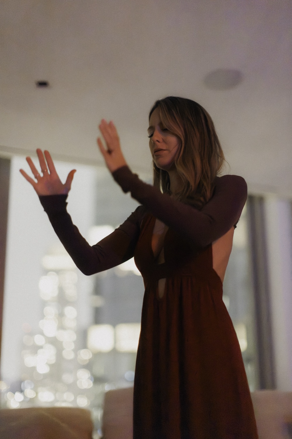 Erin Eber channeling sound frequency